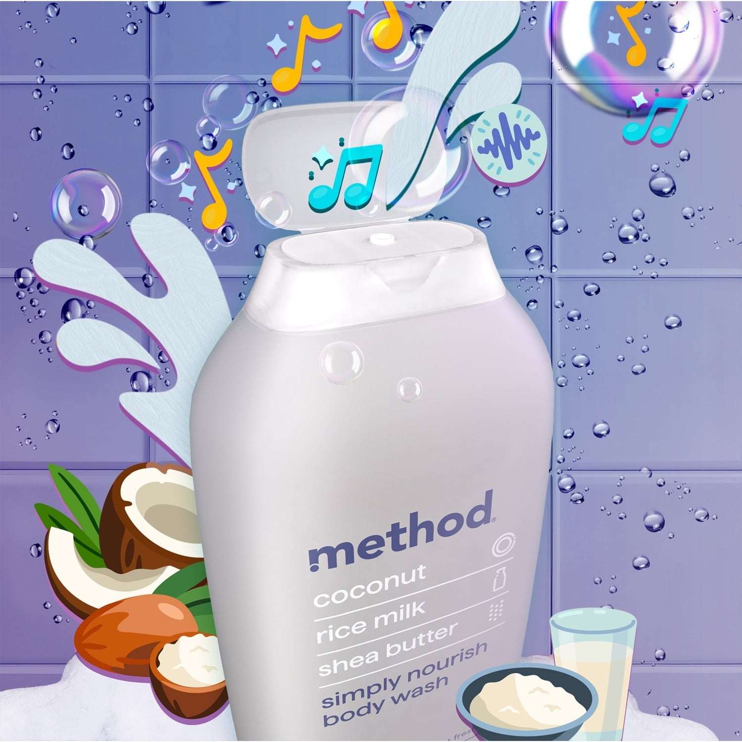 Method Body Wash, Simply Nourish, 18 fl oz