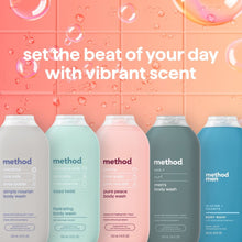 Set of Method body wash bottles in assorted scents, including island mist