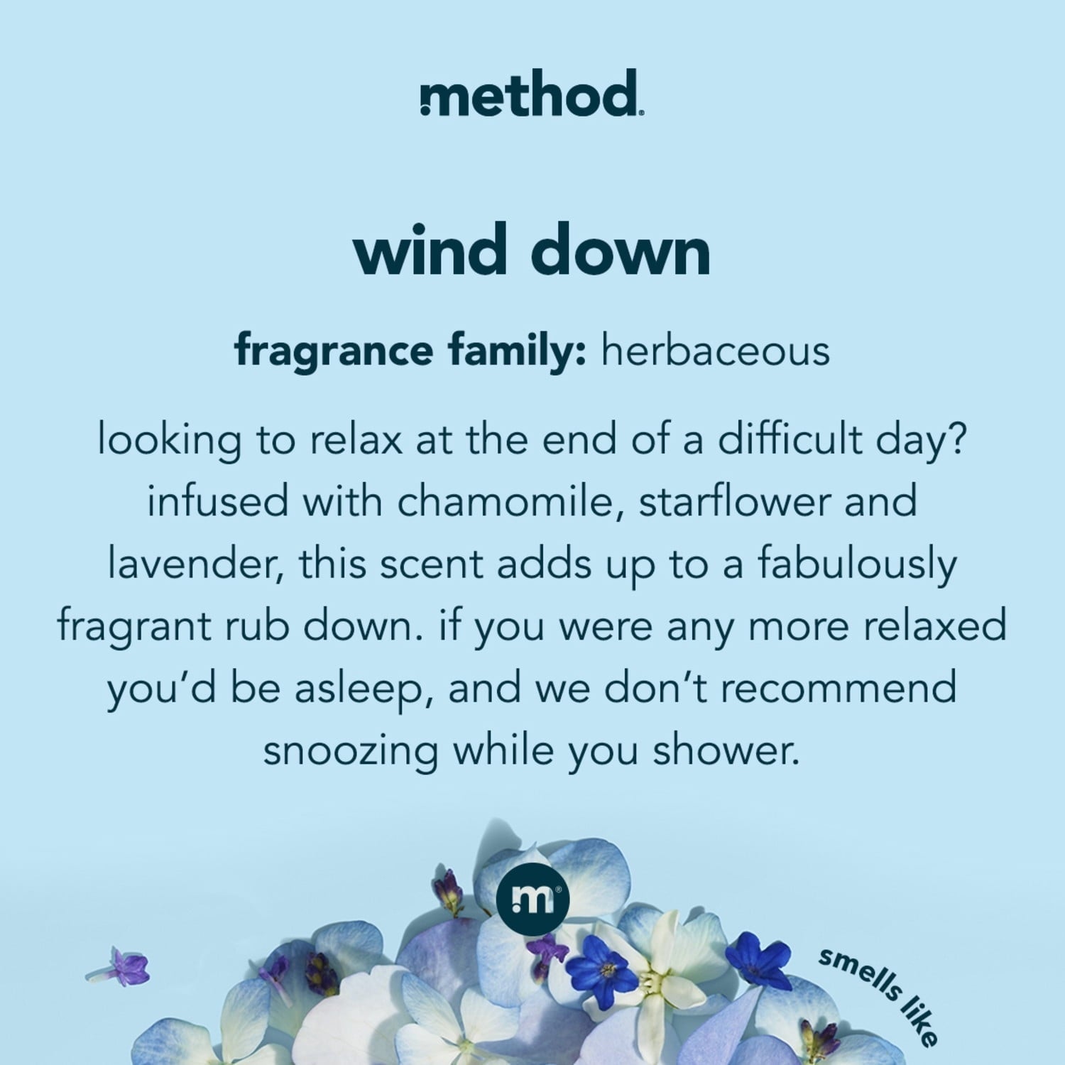 Method Body Wash, Wind Down, 18oz