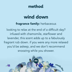 Method Body Wash, Wind Down, 18oz