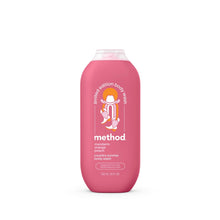 Method limited edition body wash bottle, pink front label with bunny illustration