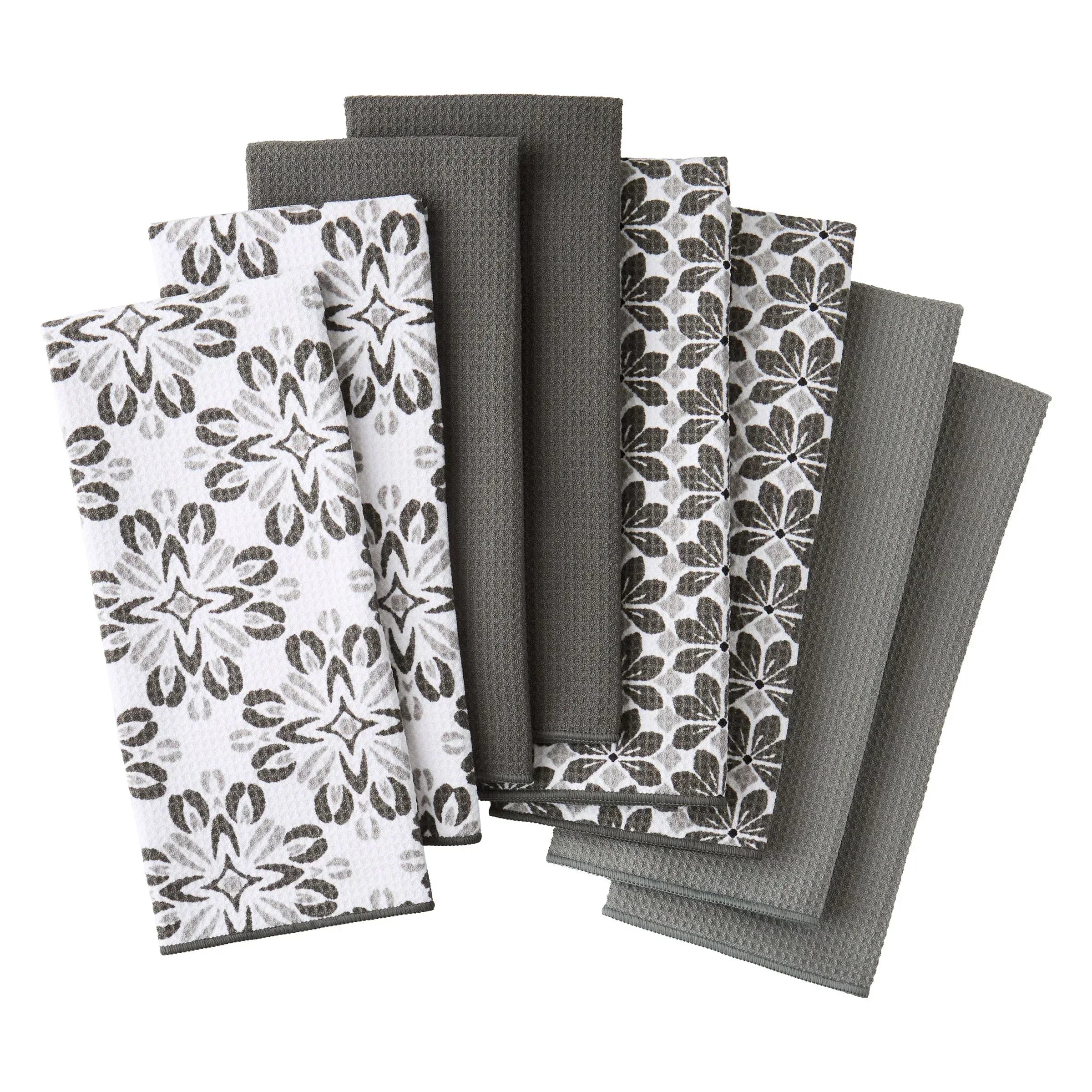 Microfiber Kitchen Towels, 8-pack