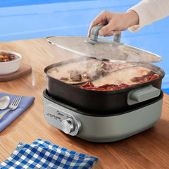Midea HeatXpress Dual-Zone Electric Hot Pot - USA MEGA SHOP