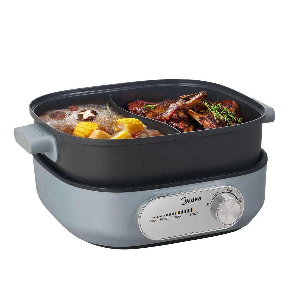 Midea HeatXpress Dual-Zone Electric Hot Pot - USA MEGA SHOP