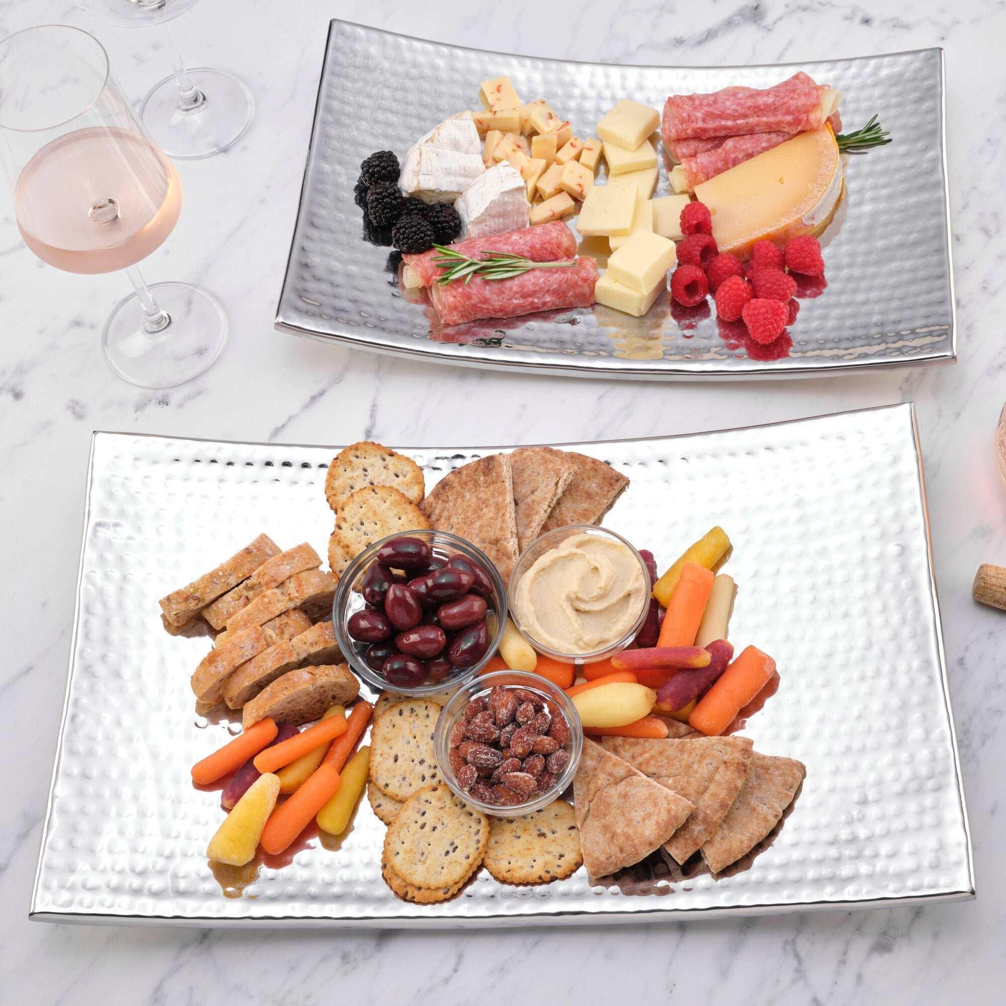 Mikasa 2-piece Double Wall Serving Tray Set - USA MEGA SHOP