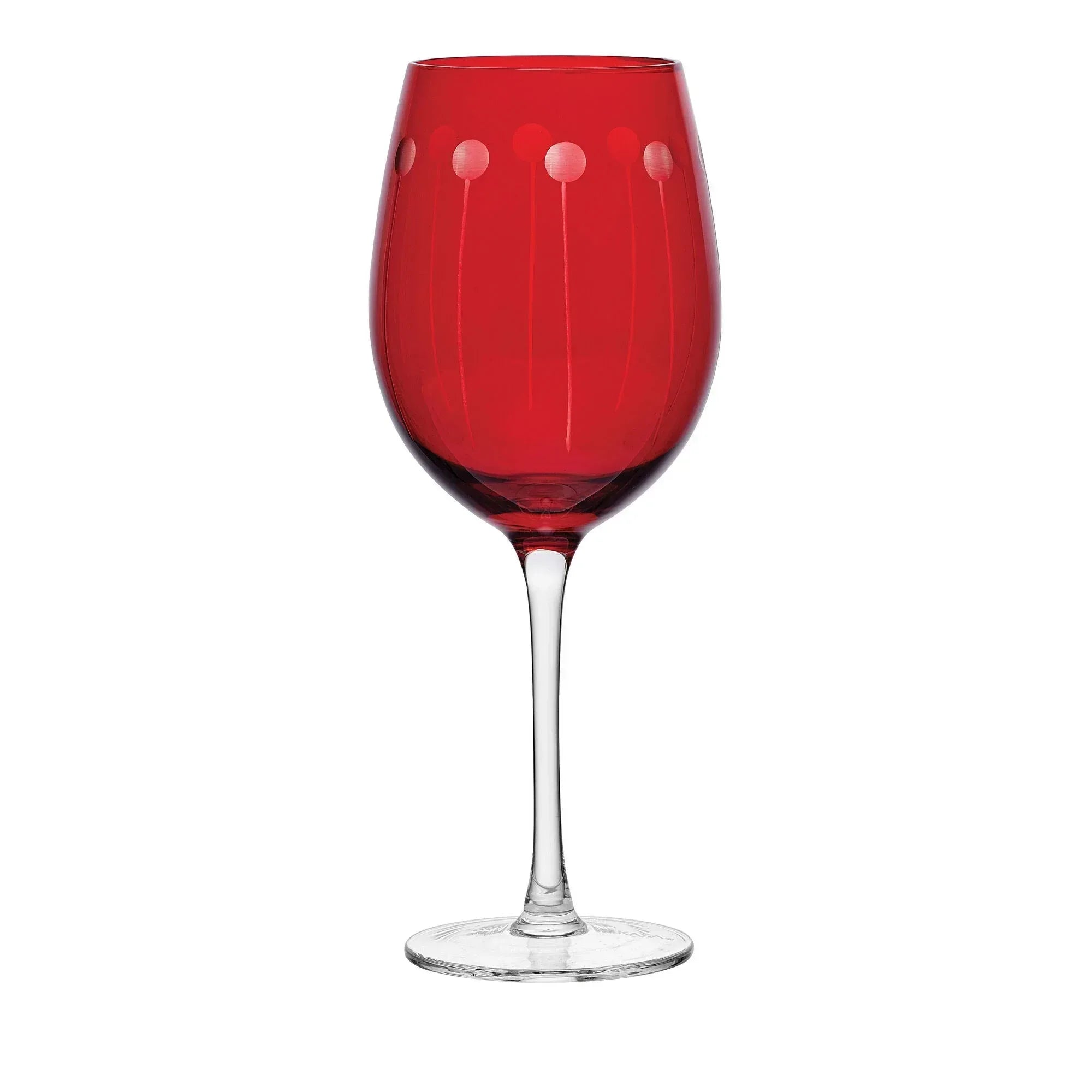 Mikasa Cheers Ruby Wine Glasses, Set of 6