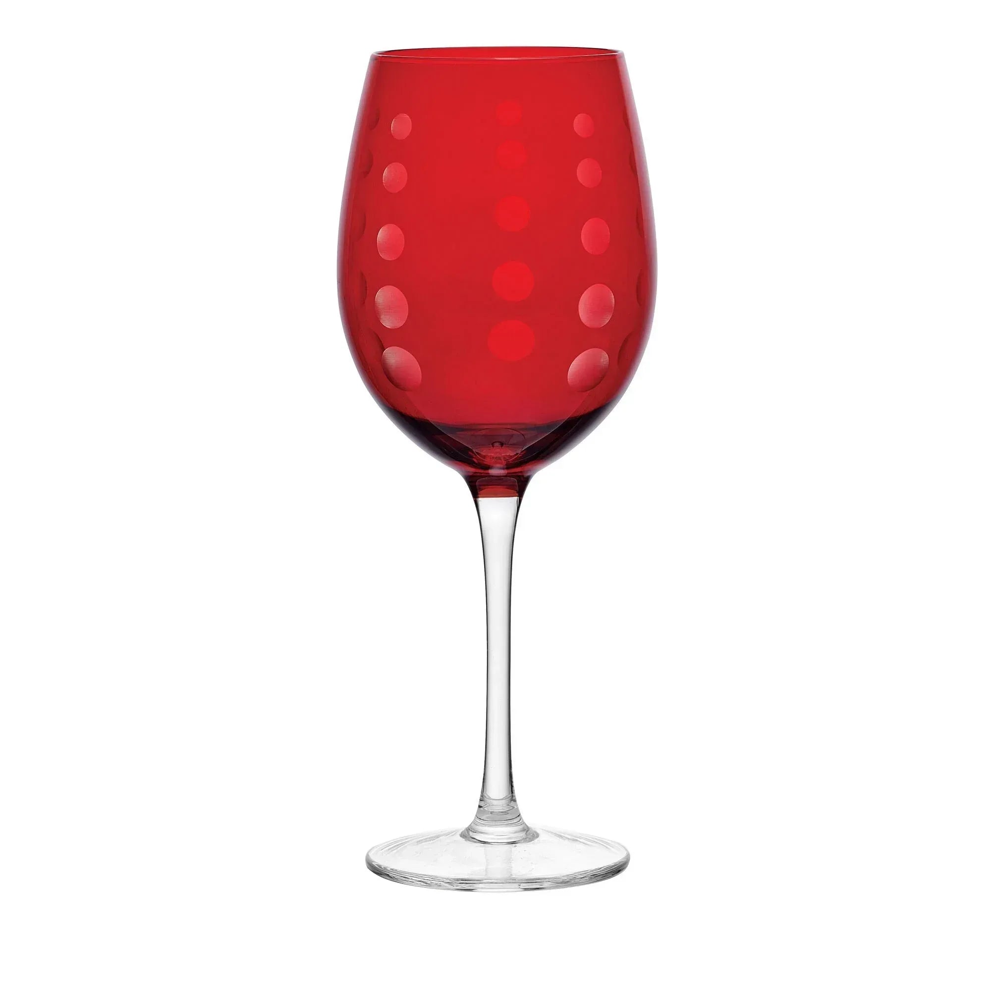 Mikasa Cheers Ruby Wine Glasses, Set of 6