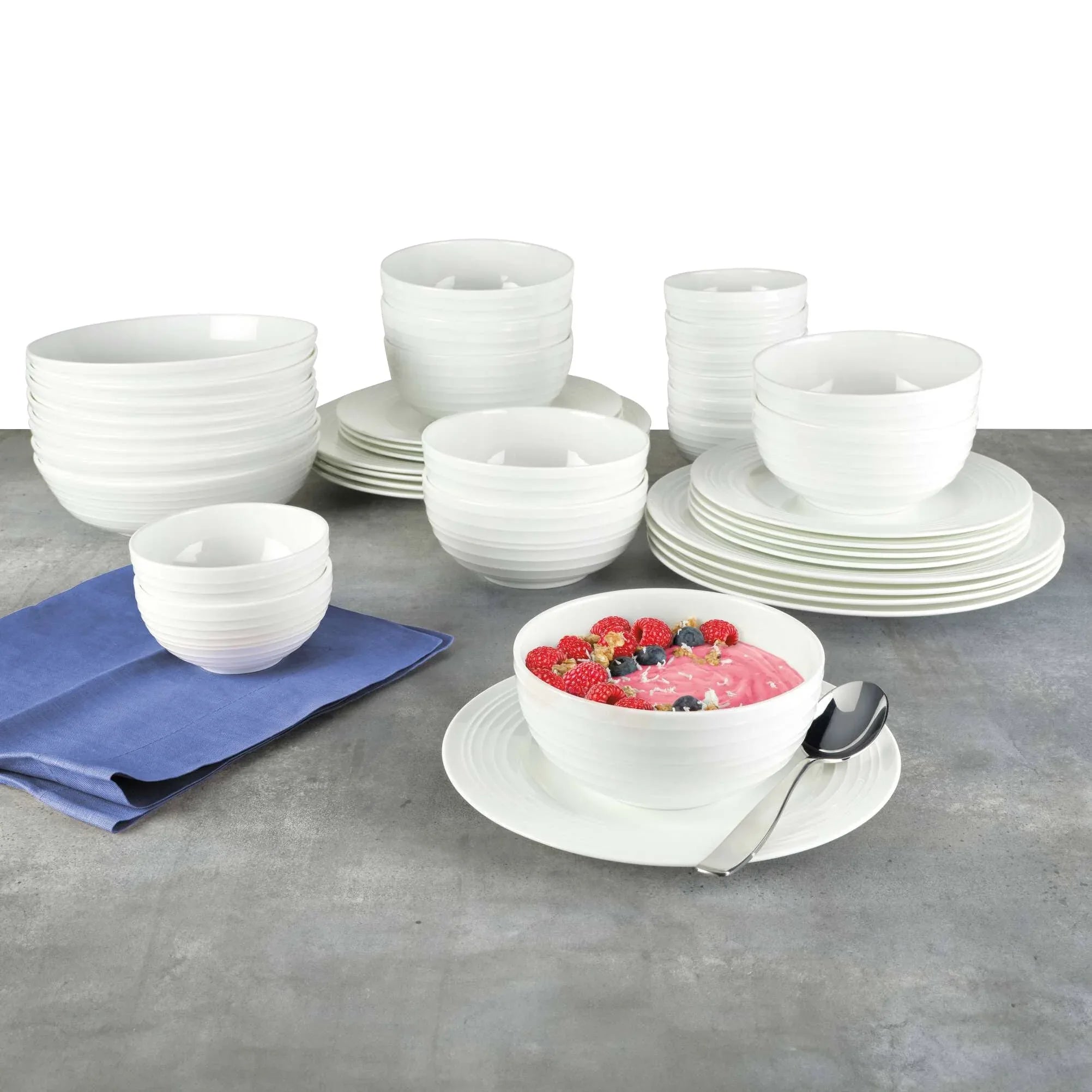 Mikasa Ciara 40-piece Bone China Dinnerware Set - USA MEGA SHOP