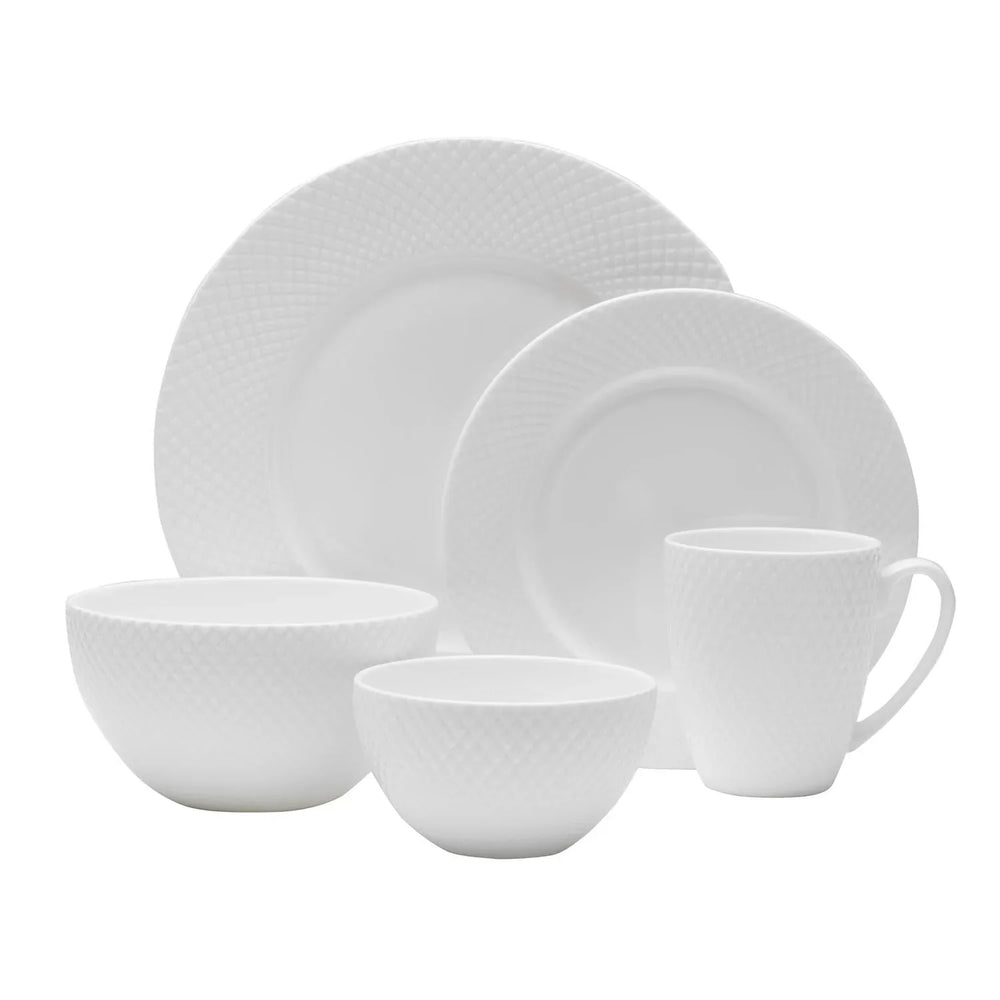 Mikasa Huntington 40-piece Bone China Dinnerware Set - USA MEGA SHOP