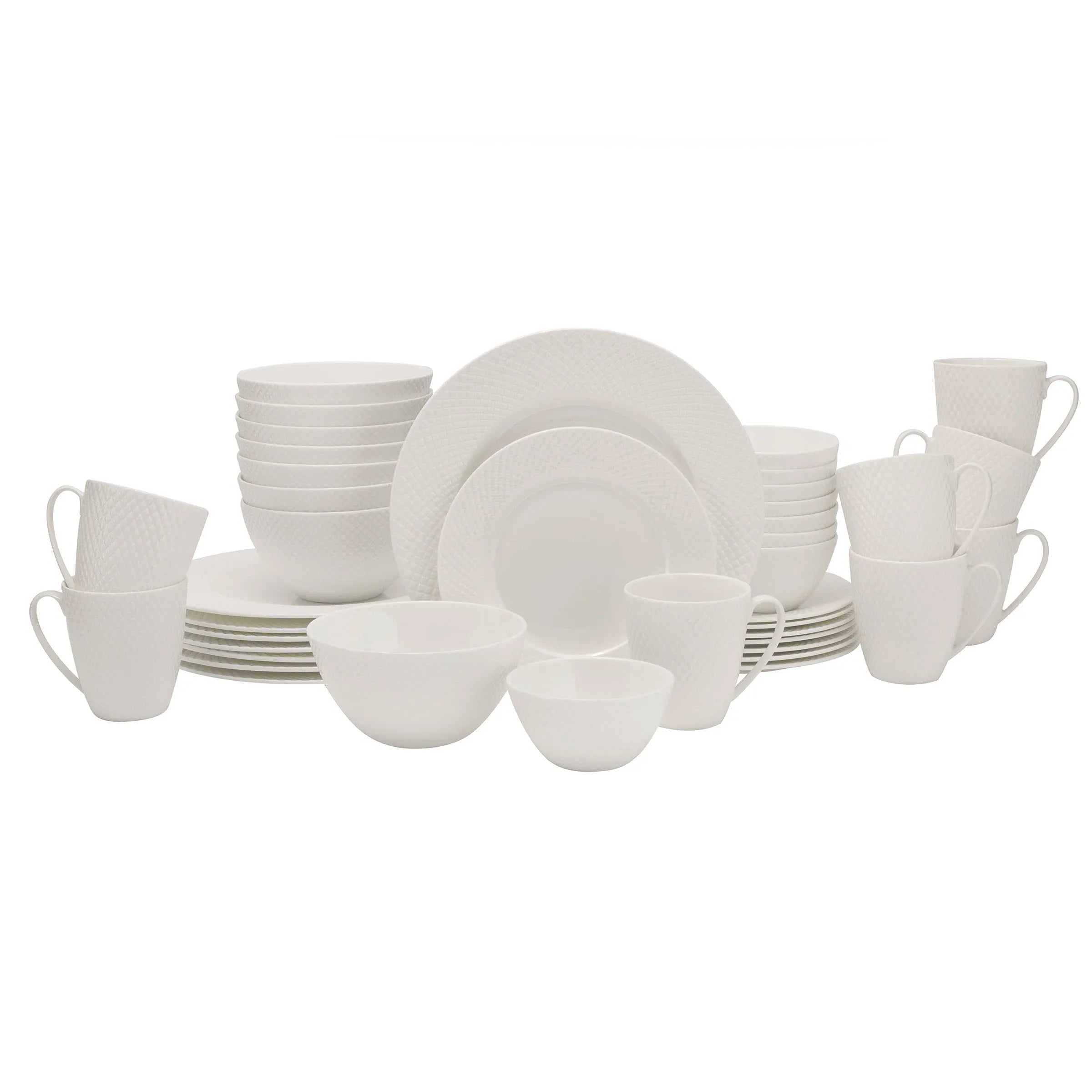 Mikasa Huntington 40-piece Bone China Dinnerware Set - USA MEGA SHOP
