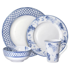 Mikasa Kiley Bone China 16-piece Dinnerware Set - USA MEGA SHOP