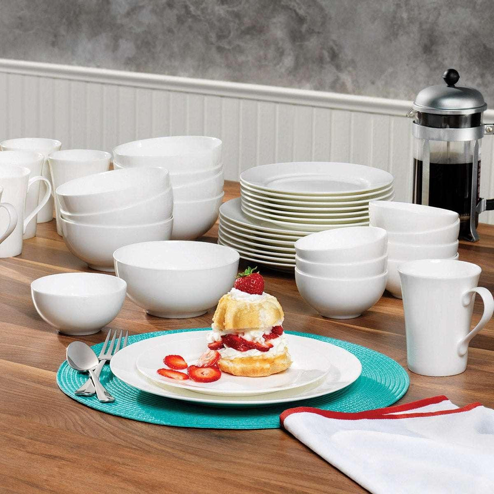 Mikasa Lausanne 40-piece Bone China Dinnerware Set - USA MEGA SHOP