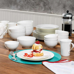 Mikasa Lausanne 40-piece Bone China Dinnerware Set - USA MEGA SHOP