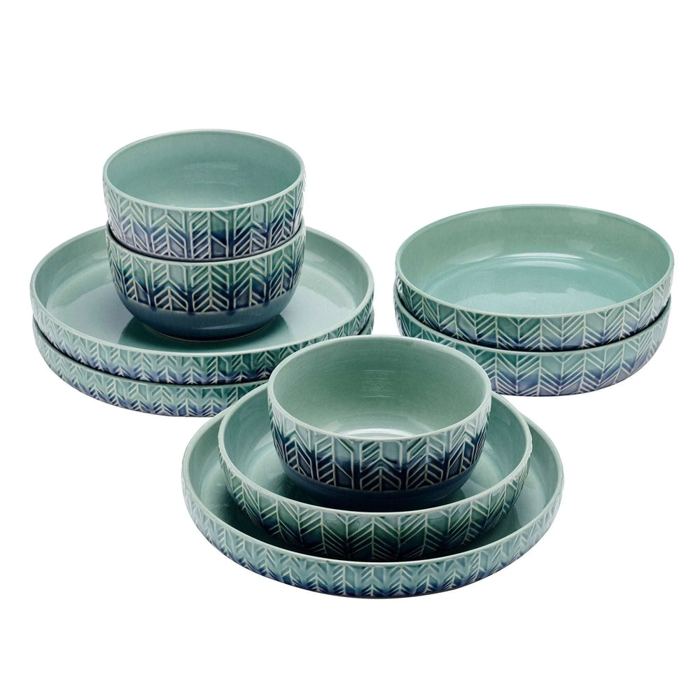 Mikasa Osborne 9-piece Stoneware Bowl Set - USA MEGA SHOP