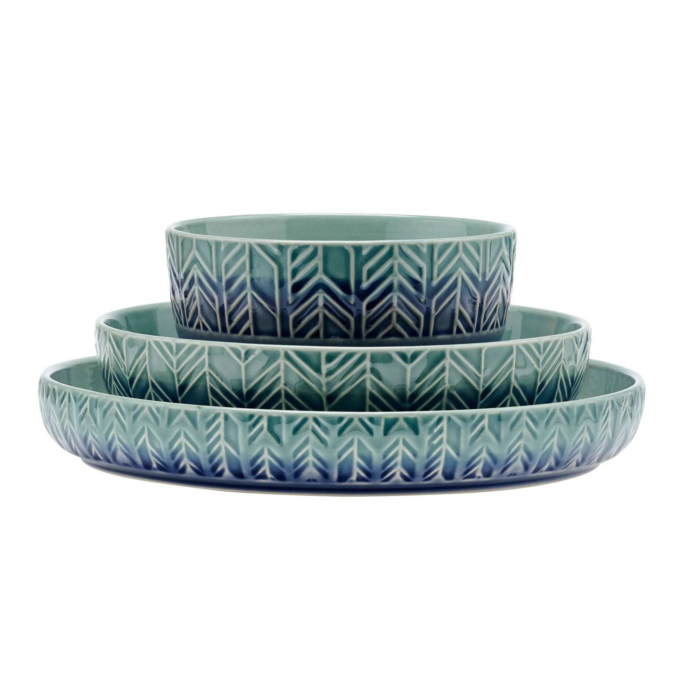 Mikasa Osborne 9-piece Stoneware Bowl Set - USA MEGA SHOP