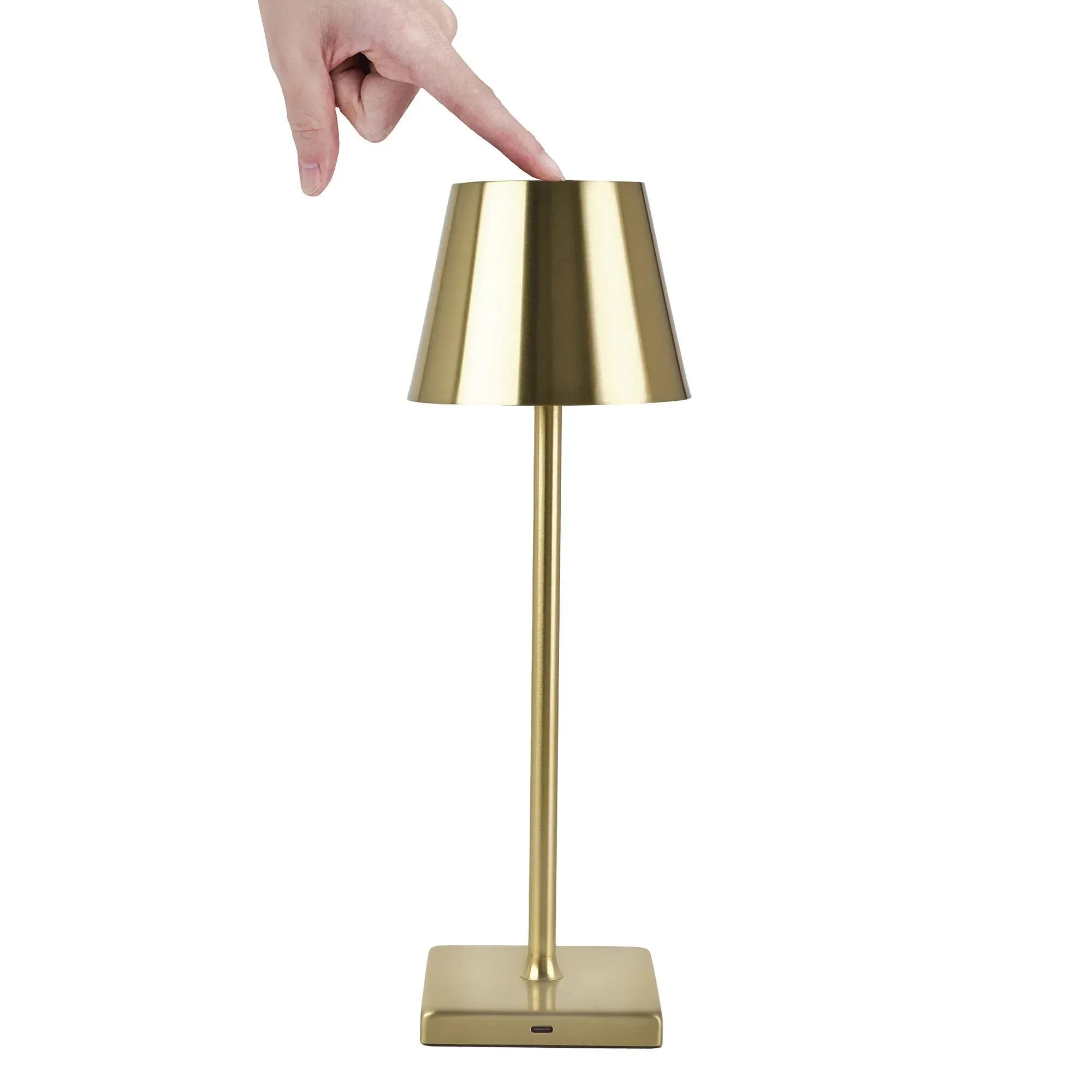 Mikasa Rechargeable 14-inch LED Lamps with Touch Control, Set of 2