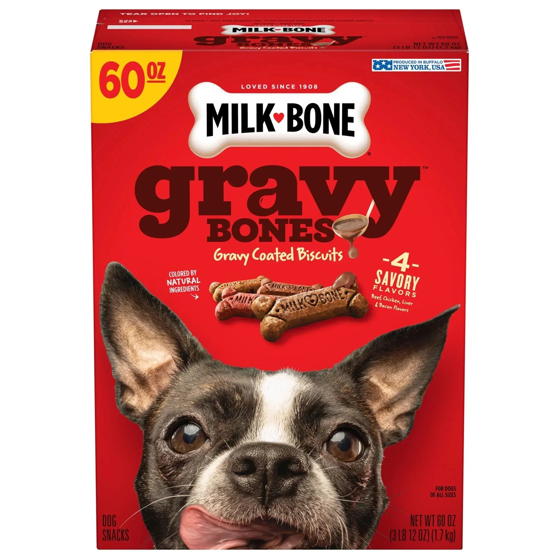 Milk Bone GravyBones Dog Biscuits, Small Dog Treats, 7 lb. - USA MEGA SHOP