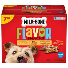 Milk-Bone Flavor Snacks small dog biscuits box with crunchy bone treats