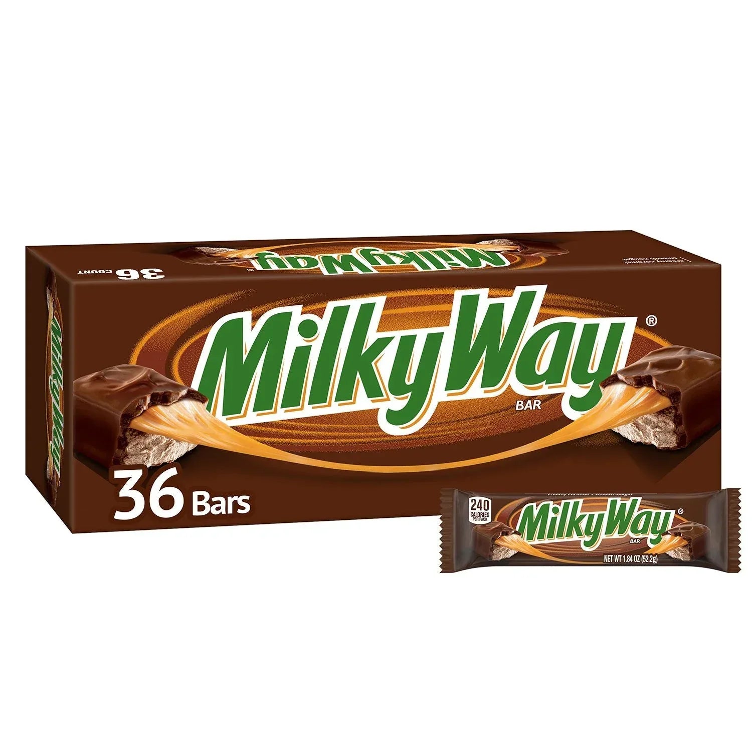 Milky Way Chocolate Candy Bars, Full Size, 1.84 oz., 36 pk. - USA MEGA SHOP