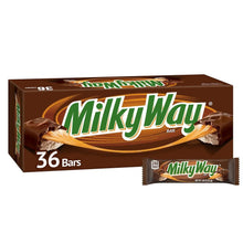 MilkyWay milk chocolate candy bar multipack box, 36 bars