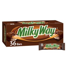 Milky Way chocolate bar box, 36 count with bar pictured