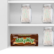 Milky Way chocolate candy box with caramel bars display