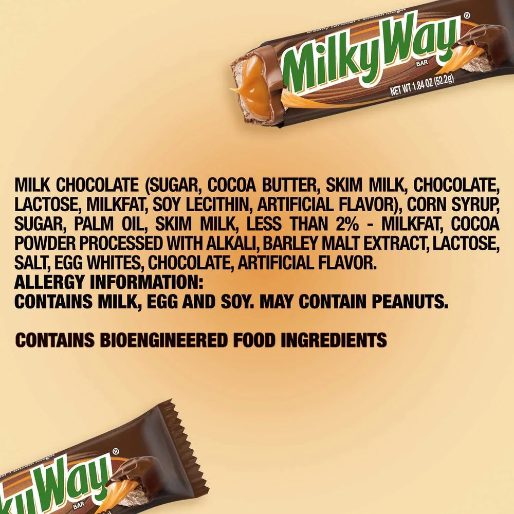 Milky Way Chocolate Candy Bars, Full Size, 1.84 oz., 36 pk. - USA MEGA SHOP