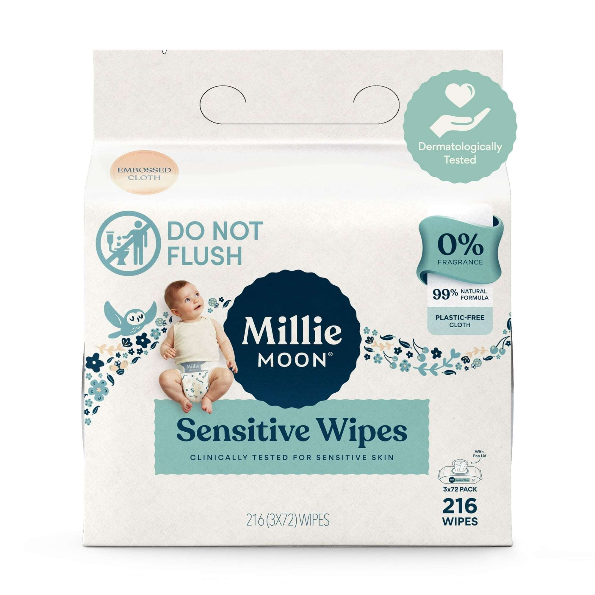 Millie Moon Sensitive Wipes (Select for More Options)