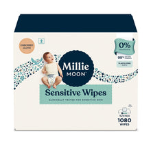Sensitive baby wipes carton, embossed cloth, 0% fragrance, 1080 wipes