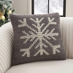Mina Victory Loop Holiday Pillow, 22‚Äù x 22" - USA MEGA SHOP