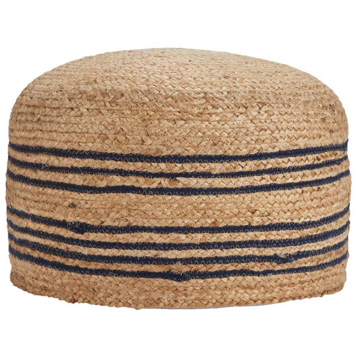 Mina Victory Jute Pouf - USA MEGA SHOP