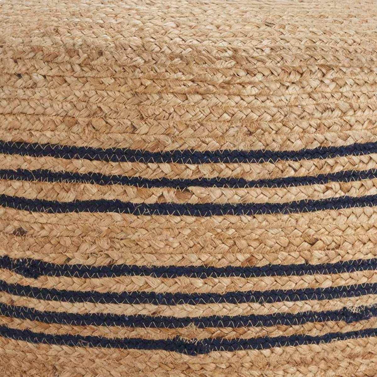 Mina Victory Jute Pouf - USA MEGA SHOP