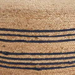 Mina Victory Jute Pouf - USA MEGA SHOP