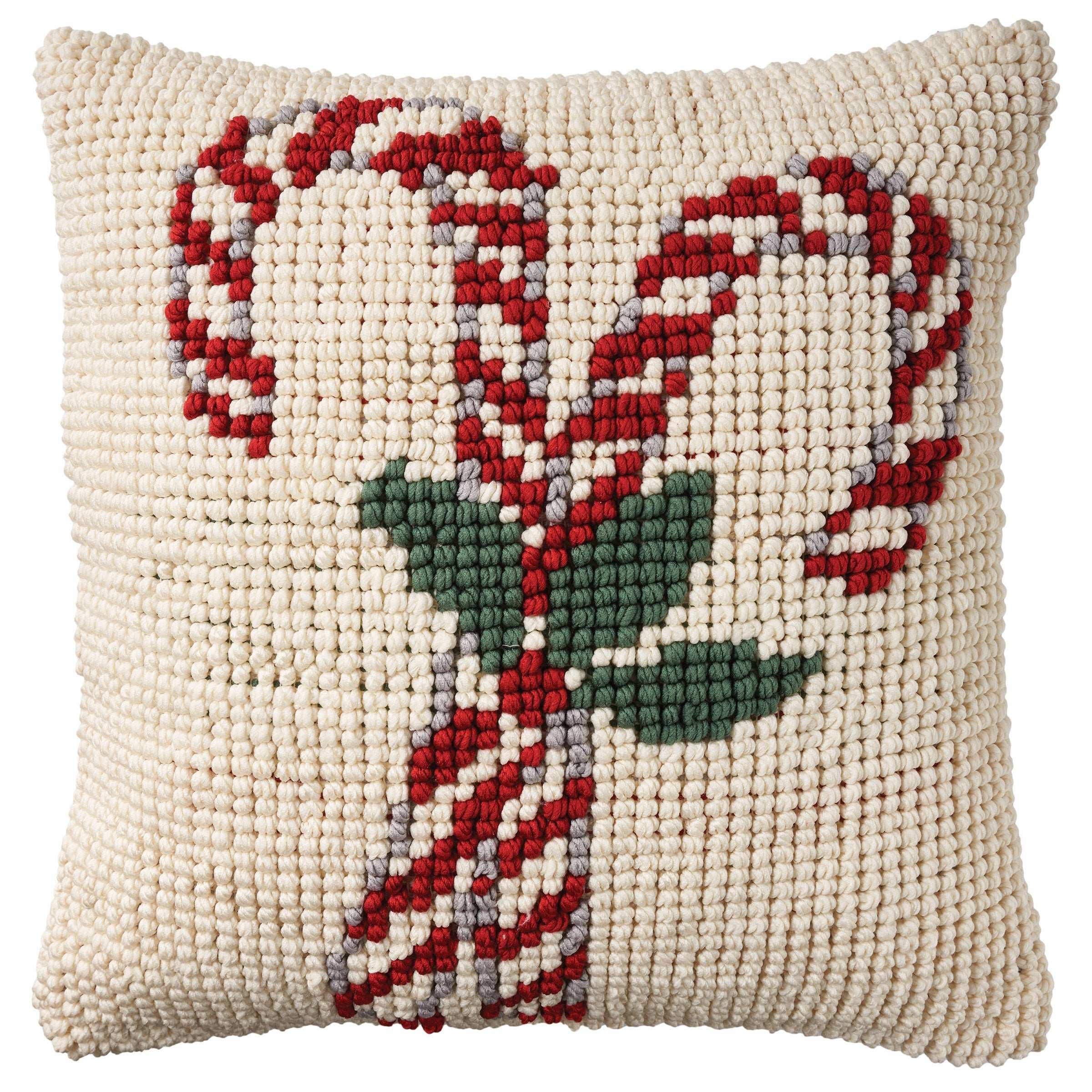Mina Victory Loop Holiday Pillow, 22‚Äù x 22" - USA MEGA SHOP