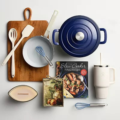 Mingle & Co. 5-qt. Enameled Cast Iron Dutch Oven