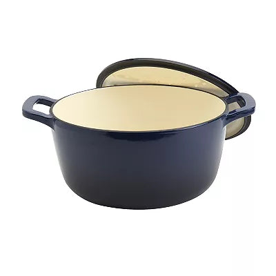 Mingle & Co. 5-qt. Enameled Cast Iron Dutch Oven