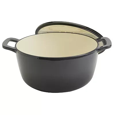 Mingle & Co. 5-qt. Enameled Cast Iron Dutch Oven