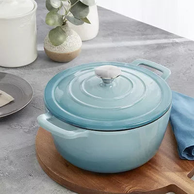 Mingle & Co. 5-qt. Enameled Cast Iron Dutch Oven