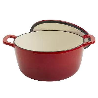 Mingle & Co. 5-qt. Enameled Cast Iron Dutch Oven
