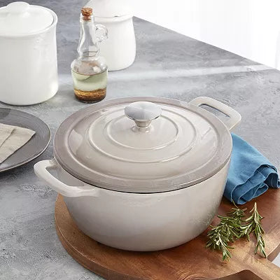 Mingle & Co. 5-qt. Enameled Cast Iron Dutch Oven