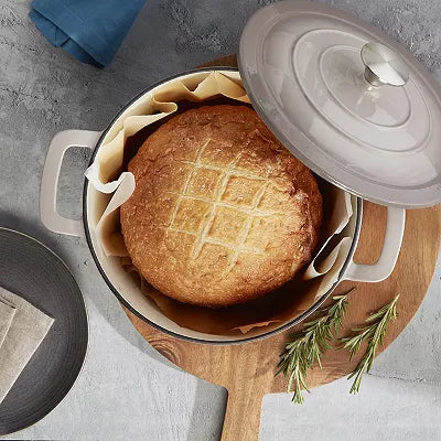 Mingle & Co. 5-qt. Enameled Cast Iron Dutch Oven