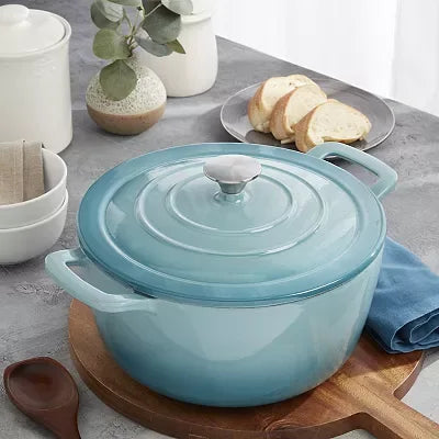 Mingle & Co 7-qt. Enameled Cast Iron Dutch Oven
