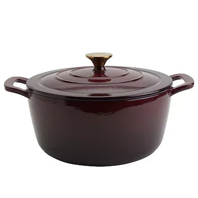 Mingle & Co 7-qt. Enameled Cast Iron Dutch Oven