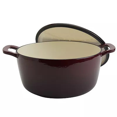 Mingle & Co 7-qt. Enameled Cast Iron Dutch Oven