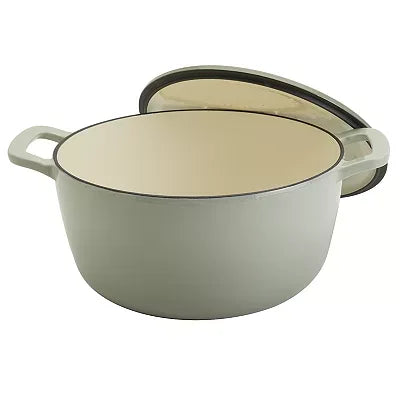 Mingle & Co 7-qt. Enameled Cast Iron Dutch Oven