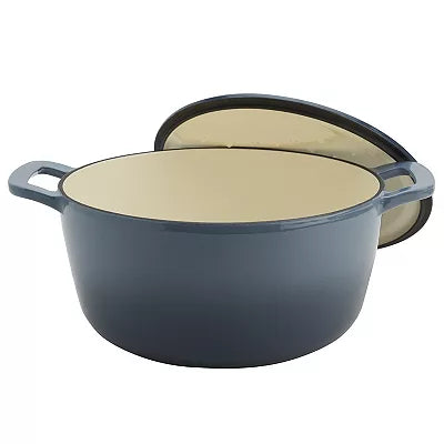 Mingle & Co 7-qt. Enameled Cast Iron Dutch Oven