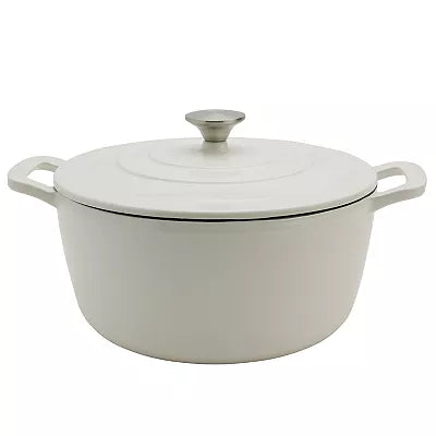 Mingle & Co 7-qt. Enameled Cast Iron Dutch Oven
