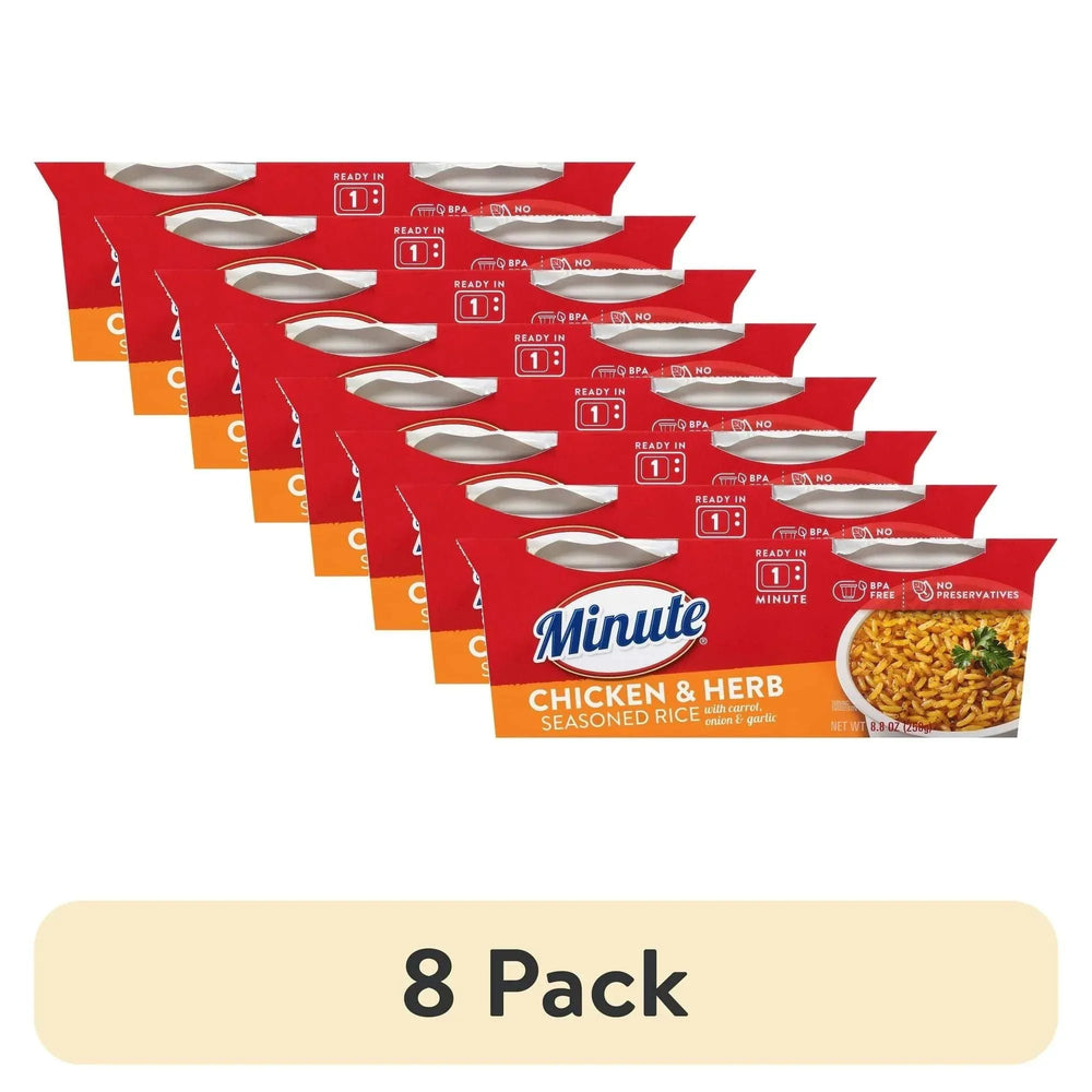 Minute Ready to Serve Gluten Free Chicken Flavored Rice, 4.4 oz, 2 Cups - USA MEGA SHOP