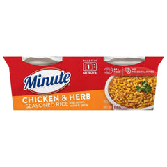 Minute Ready to Serve Gluten Free Chicken Flavored Rice, 4.4 oz, 2 Cups - USA MEGA SHOP