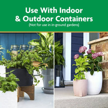 Potting mix for container plants in potted indoor/outdoor greenery